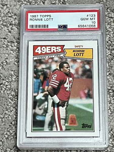 PSA 10 �W�F���~���g �t�b�g�{�[���J�[�h 1987 TOPPS HOF ���j�[�E���b�g �T���t�����V�X�R�E49ers