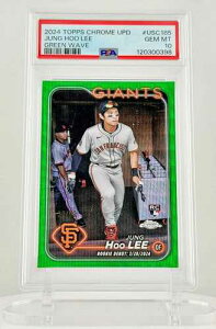 �W�����E�t�E���[ ���[�L�[ 2024 TOPPS CHROME UPD GREEN WAVE PSA GEM MINT 10 POP 3 30/99