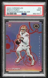 2022 Panini Chronicles Dynagon Rookies Silver Brock Purdy #D-2 PSA 9 MINT 07lk