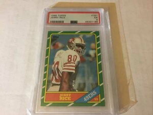 1986 TOPPS FOOTBALL #161 �W�F���[�E���C�X ���[�L�[ RC PSA 5 EX GOAT SF 49ers