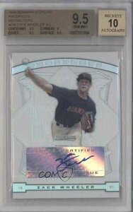 2009 Bowman Sterling Prospects Refractor /199 Zack Wheeler BGS 9.5 GEM MINT a2k