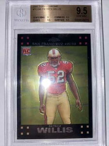 2007 Topps Chrome �p�g���b�N�E�E�B���X �T���t�����V�X�R�E49ers ���[�L�[�J�[�h BGS 9.5 �W�F���~���g