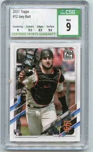 2021 TOPPS #12 �W���[�C�E�o�[�g ���[�L�[�J�[�h RC�A�T���t�����V�X�R�E�W���C�A���c - CSG 9 �~���g (047)
