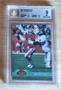 1991 Topps Stadium Club #327 �W���[�E�����^�i �t�b�g�{�[�� 91 �T���t�����V�X�R 49ers BGS 9