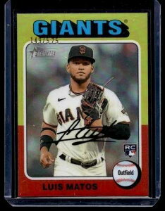 2024 Topps Heritage Chrome Refractor ���C�X�E�}�g�X RC 149/575 �T���t�����V�X�R�E�W���C�A���c