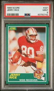 1989�N�X�R�A #221 �W�F���[�E���C�X - PSA 9 MINT (�V�i�X���u) - �a������X�[�p�[�{�E��MVP