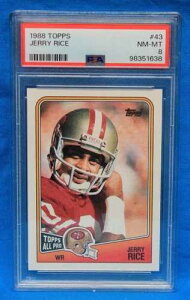 1988 TOPPS #43 �W�F���[�E���C�X PSA 8 NM-MT #98351638 �T���t�����V�X�R 49ers !!!