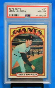 1972 TOPPS #35 �W�F���[�E�W�����\�� PSA 8 NM-MT #44391284 �T���t�����V�X�R�E�W���C�A���c !!!!!