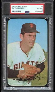 1971 Topps Super Gaylord Perry #2 PSA 6 EX-MT �a������ �T���t�����V�X�R�E�W���C�A���c