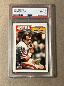 1987�N TOPPS #112 �W���[�E�����^�i �T���t�����V�X�R49ers �a������ PSA 8 NM-MT