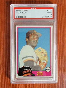 1981 TOPPS #310 �u���[���C�t �T���t�����V�X�R�E�W���C�A���c PSA 9��