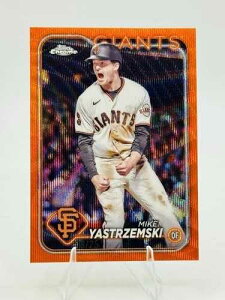 2024 Topps Chrome ORANGE Wave /25 �}�C�N�E���X�g���[���X�L�[ �T���t�����V�X�R�E�W���C�A���c