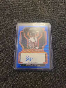 Camilo Doval 2022 Prizm Rookie Auto Blue Wave #RA-CD - �T���t�����V�X�R �W���C�A���c /50