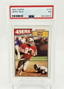 1987 Topps #115 �W�F���[�E���C�X �T���t�����V�X�R�E�t�H�[�e�B�i�C�i�[�Y PSA 7 NM ���[�L�[ RC �t�b�g�{�[���J�[�h