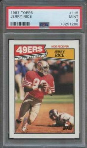 1987�N Topps #115 �W�F���[�E���C�X �T���t�����V�X�R�E�t�H�[�e�B�i�C�i�[�Y PSA 9 �~���g