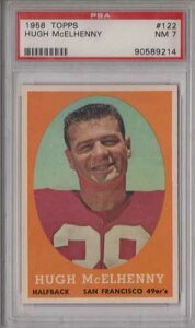 �q���[�E�}�P���w�j�[ 1958 Topps PSA 7 NM �O���[�f�B���O�J�[�h �T���t�����V�X�R�E�t�H�[�e�B�i�C�i�[�Y �a������ #122