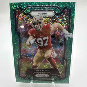 2023 Panini Prizm Nick Bosa GREEN SPARKLE 7/8 SSP #272 - �T���t�����V�X�R�E�t�H�[�e�B�i�C�i�[�Y