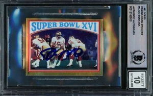 �W���[�E�����^�i �I�[�g 1982 Topps �ߓ������X�e�b�J�[�J�[�h 9 49ers �I�[�g GM 10 �x�P�b�g