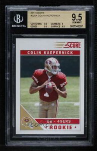 2011 Score Rookie Colin Kaepernick #320 BGS 9.5 GEM MINT 0m7g
