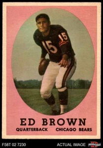 1958 Topps #123 �G�h�E�u���E�� �x�A�[�Y �T���t�����V�X�R 6 - EX/MT