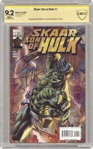 Skaar Son of Hulk 1A Garney CBCS 9.2 Witnessed Sig Mounts/Pak 2008