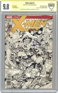 X-Men Gold #13E �A�_���X 1:50 �o���A���g CBCS 9.8 �A�_���X/�o�O���[�������� 2017�N