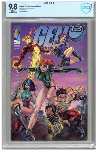 Gen 13 # 1 CBCS 9.8 NMMT �z���C�g�y�[�W 1995�N3�� �_�C���N�g�G�f�B�V���� �ʐ^�Q��