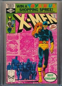 X-MEN #138 (1980�N10��) CBCS NM+ 9.6 BYRNE ART �W�[���E�O���C�̑��V �T�C�N���b�v�X �t