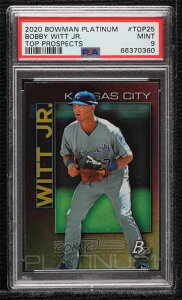 2020 Bowman Platinum Wal-Mart Top Prospects Chartreuse Bobby Witt Jr PSA 9 0ji1