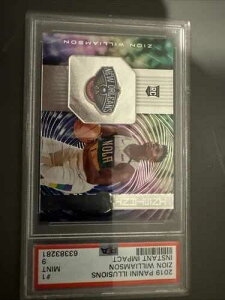 2019-20 Panini Illusions Instant Impact Zion Williamson #1 PSA 9 MINT ���[�L�[RC