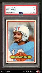 1980 Topps #65 �P���E�X�e�C�u���[ �I�C���[�Y �a������ �A���o�} PSA 7 - NM