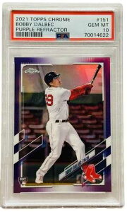 2021 Topps Chrome 151 �{�r�[�E�_���x�b�N �p�[�v�� Ref. PSA GM MT 10 RC ���b�h�\�b�N�X �z�C�����H
