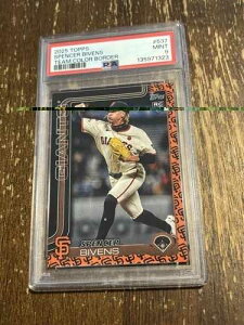 2025 Topps�V���[�Y2 �X�y���T�[�E�r�x���X #537 �`�[���J���[�{�[�_�[ PSA 9 ���[�L�[�J�[�h