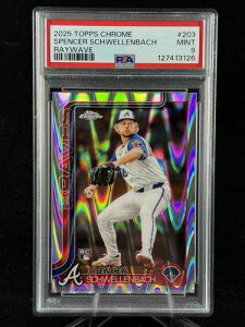 2025 Topps Chrome �X�y���T�[�E�V���E�F�����o�b�n #203 RayWave Refractor (RC) PSA 9 ���[�L�[