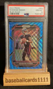 2022 Panini Prizm #302 DESMOND RIDDER Blue Wave 193/199 PSA 10 F4