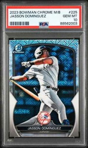 �W�F�C�\���E�h�~���Q�X 2023 Bowman Chrome Mega Box Mojo Refractor Card #BCP-225 PSA 10