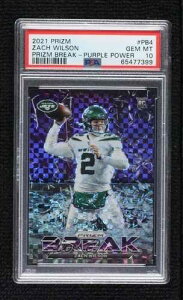 2021 Panini Prizm Break Purple Power 9/49 Zach Wilson #PB-4 PSA 10 GEM MT 16wc