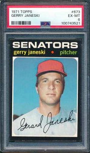 1971 Topps #673: �W�F���[�E�W���l�X�L ���V���g���E�Z�l�^�[�Y ���ԍ� SP ~ PSA 7 *3521