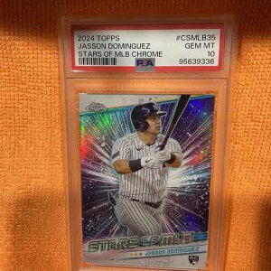 �W�F�C�\���E�h�~���Q�X ���[�L�[ 2024 Topps #CSMLB35 Stars of MLB Chrome Yankee PSA 10 GM