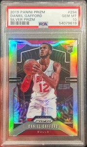 2019-20 Panini Prizm Daniel Gafford ���[�L�[ �V���o�[ Prizm �J�[�h #294 PSA 10 RC