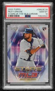 2023 Topps Series 1 Stars of MLB Chrome Riley Greene PSA 10 GEM MT 09xd