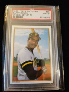 1987�N Topps ���� �o���[�E�{���Y ���[�L�[�J�[�h PSA 9 �~���g RC HR�L���O