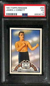 1951�N Topps Ringside Boxing #59 �W�F�[���Y�EJ�E�R�[�x�b�g - PSA 3 VG