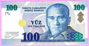 �g���R 8. EMS. 100 YTL �v���t�B�b�N�X--- B52--- 2005 UNC (TK 14 888)