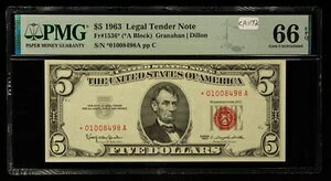 Fr 1536* 5�h�� 1963�N�@�莆�� �č�PMG 66 EPQ�X�^�[�m�[�g - SKU-CA1172
