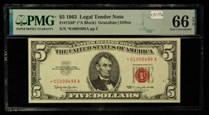 Fr 1536* 5�h�� 1963�N�@�莆�� �č�PMG 66 EPQ�X�^�[�m�[�g - SKU-CA1172