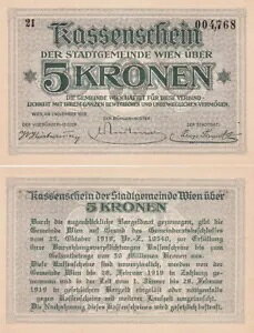 �I�[�X�g���A 5�N���[�l 1918 �E�B�[���s UNC