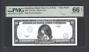 �A�����J���o���N ABNC 10���j�b�g 1929�N�� �^�C�x�b�N �e�X�g�m�[�g UNC �O���[�h66