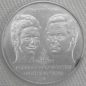 1976�N U �V���o�[ �X�E�F�[�f�� 50�N���[�i ������ �J�[��16���O�X�^�t���V���r�A���� UNC �g�[��