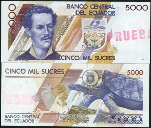 ���f�ڃG�N�A�h�� 5000 SUCRES �v���[�t�܂��̓e�X�g�m�[�g - UNC!